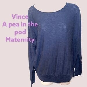 ▶️ Vince - A pea in the pod collection ◀️ Maternity Blue  top